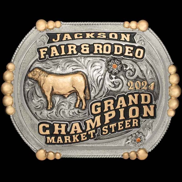 Our San Jacinto Custom Belt Buckle has the classic western charm and immaculate craftsmanship you can expect from Molly's Custom Silver. Customize it now!